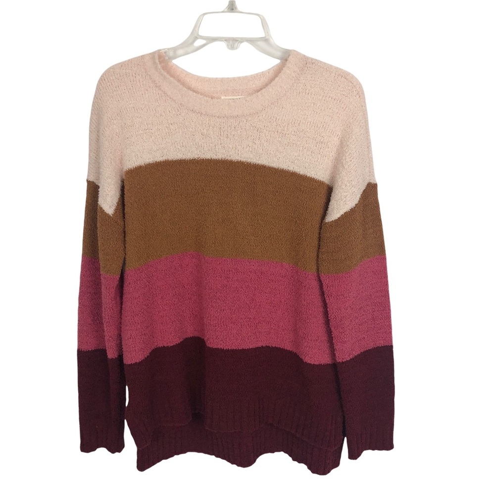 MAURICES Women’s Pullover Sweater Size Medium Multi Colors Long Sleeves